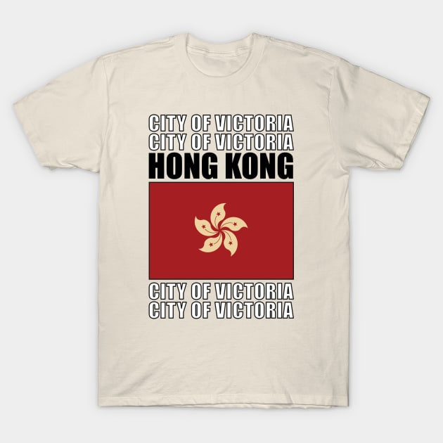 Flag of Hong Kong Special Administrative Region of the People's Republic of China T-Shirt by KewaleeTee